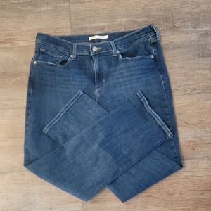 Levis Classic Blue Denim Jeans Size 12 Stretch Demin Gently Wore